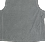 NFL Mens Grey Sleeveless Zip Jacket XL Polyester Plain Green Bay Packers Logo