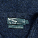 Polo By Ralph Lauren Sweater - Large Blue Wool