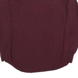 NETTELSTROTH Mens Maroon Shirt L Long Sleeve Casual Button Up Relaxed Fit