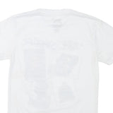 2PAC Mens White Graphic T-Shirt S Short Sleeve Crew Neck Tupac Shakur