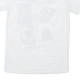 2PAC Mens White Graphic T-Shirt S Short Sleeve Crew Neck Tupac Shakur