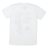2PAC Mens White Graphic T-Shirt S Short Sleeve Crew Neck Tupac Shakur