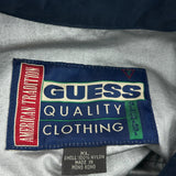 Guess Windbreaker - XL Blue Nylon