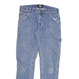 DICKIES Womens Jeans Blue Slim Straight Denim Medium W30 L29 Workwear Casual