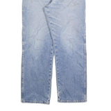 CARHARTT Mens Jeans Blue Regular Straight Denim Light W34 L30 Zip Cotton Blend