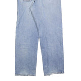 CARHARTT Mens Jeans Blue Regular Straight Denim Light W34 L30 Zip Cotton Blend