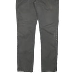 LEVI'S Mens Cotton Blend Grey Slim Straight Trousers W32 L30 Casual Comfort Zip