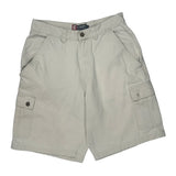 Chaps Ralph Lauren Cargo Shorts - 28W 9L Cream Cotton