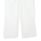OLD NAVY Womens White Casual Cotton Blend Shorts M W30 Summer Elastic Waist