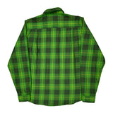 The North Face Checked Flannel Shirt - Medium Green Polyester