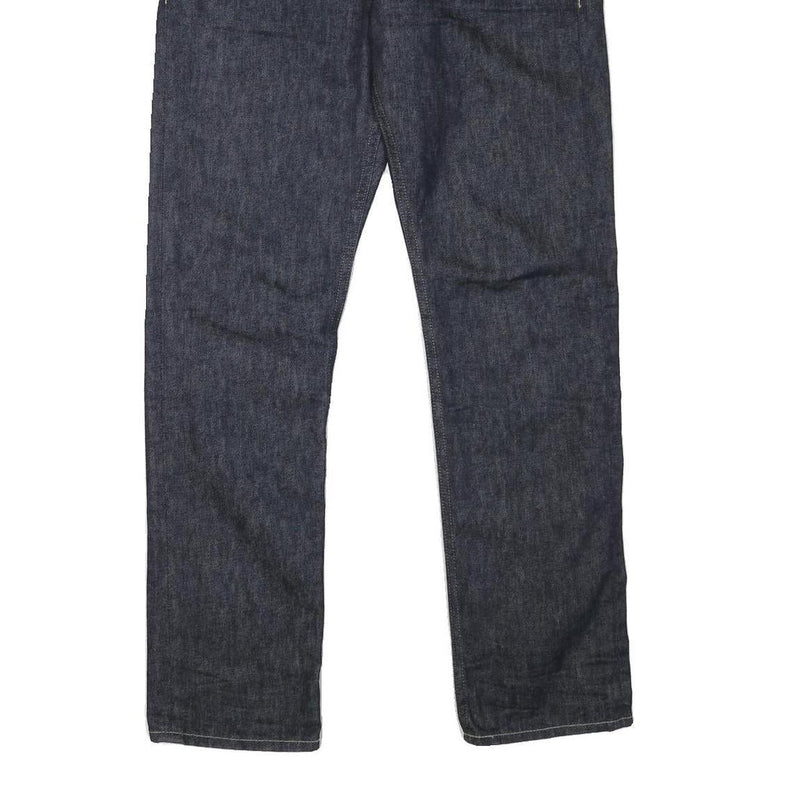 RALPH LAUREN POLO JEANS COMPANY Mens Jeans Blue Regular Straight Denim Raw W34