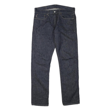 RALPH LAUREN POLO JEANS COMPANY Mens Jeans Blue Regular Straight Denim Raw W34