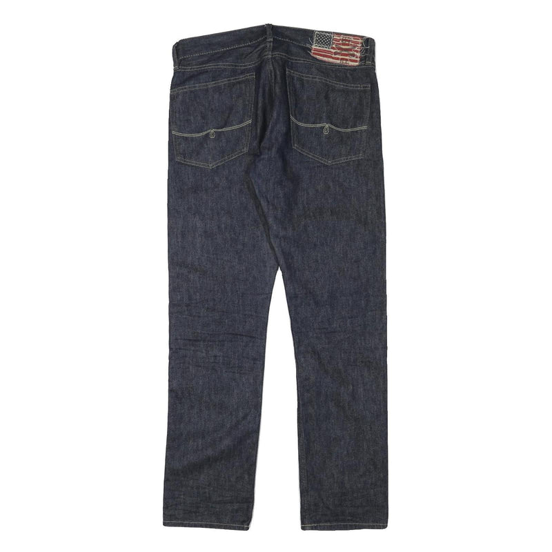 RALPH LAUREN POLO JEANS COMPANY Mens Jeans Blue Regular Straight Denim Raw W34