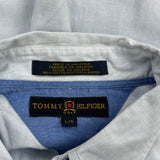 Tommy Hilfiger Shirt - Large Blue Cotton