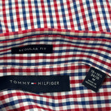 Tommy Hilfiger Checked Shirt - Medium Multicoloured Cotton