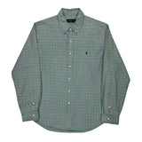 Ralph Lauren Checked Shirt - XL Blue Cotton