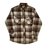 Dickies Checked Jacket - Medium Blue Cotton