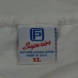 Beer Drinkers Of America Superior Graphic T-Shirt - XL White Cotton