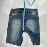 Fubu Denim Shorts - 40W 12L Blue Denim