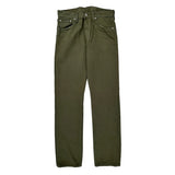501 Levis Jeans - 29W 29L Green Cotton