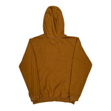 Carhartt Spellout Hoodie - Medium Brown Cotton