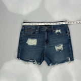 Levis Denim Shorts - 31W UK 12 Blue Denim
