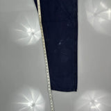 Carhartt Carpenter Trousers - 33W 32L Navy Cotton Blend