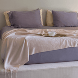 Taro | Signature Sateen Sheet Set Made with 100% Bamboo Lyocell #Color_taro