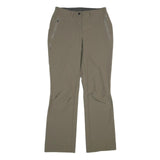 ODLO Womens Regular Fit Beige Polyester Blend Trousers W30 L33 Zip Closure