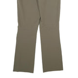 ODLO Womens Regular Fit Beige Polyester Blend Trousers W30 L33 Zip Closure