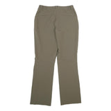 ODLO Womens Regular Fit Beige Polyester Blend Trousers W30 L33 Zip Closure