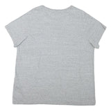 LEVI'S Womens Grey Red Logo Graphic T-Shirt 2XL Short Sleeve Crew Neck Cotton