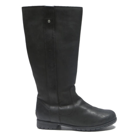 UGG Classic Womens Black Synthetic Knee High Boots UK 6 Stylish Comfortable