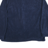 TOMMY JEANS Mens Blue Coach Jacket L Polyester Blend Microfibre Plain Button