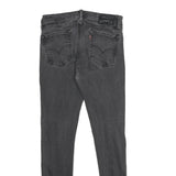 LEVI'S 512 BIG E Mens Jeans Black Slim Skinny Denim Medium W30 L32 Slim Fit