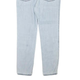 BILLABONG Womens Jeans Blue Slim Slim Denim Light W32 L28 Drawstring Trousers