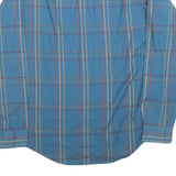 LEE Mens Blue Check Shirt L Classic Cotton Button Long Sleeve Casual