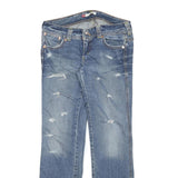 LEVI'S Womens Jeans Blue Denim Regular Straight Cotton Blend W30 L29 Casual Zip