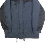 KODIAK Mens Blue & Black Nylon Jacket M Zip Outdoor Classic