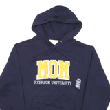JPT PREMIUM Mens Navy Hoodie S Ryerson University Logo Pullover Cotton Blend