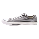 DUNLOP Low Top Trainers Grey Canvas Mens UK 5.5