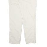 TOMMY HILFIGER Mens Cotton Beige Regular Fit Straight Leg Trousers W38 L32 Chino