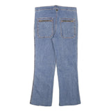MYC Womens Jeans Blue Regular Straight Denim Medium W30 L25 Zipper Pockets
