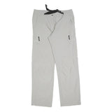K TEC Mens Light Grey Regular Fit Straight Leg Trousers W32 L30 Outdoor Casual