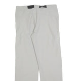 K TEC Mens Light Grey Regular Fit Straight Leg Trousers W32 L30 Outdoor Casual