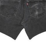 LEVI'S Mens Black Denim Shorts M W32 Casual Cotton Blend Stylish Fit