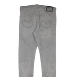 LEVI'S Mens Grey Slim Skinny Denim Medium W32 L31 Stretch Cotton Blend Jeans