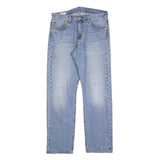 LEVI'S Mens Jeans Blue Regular Straight Denim Medium W32 L34 Classic Design