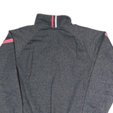 LINKE Womens Grey & Pink Zip Jacket L Polyester Blend Athletic Comfort