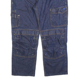 DICKIES Mens Regular Fit Denim Blue Workwear Zip Jeans W40 L28 Cargo Pocket